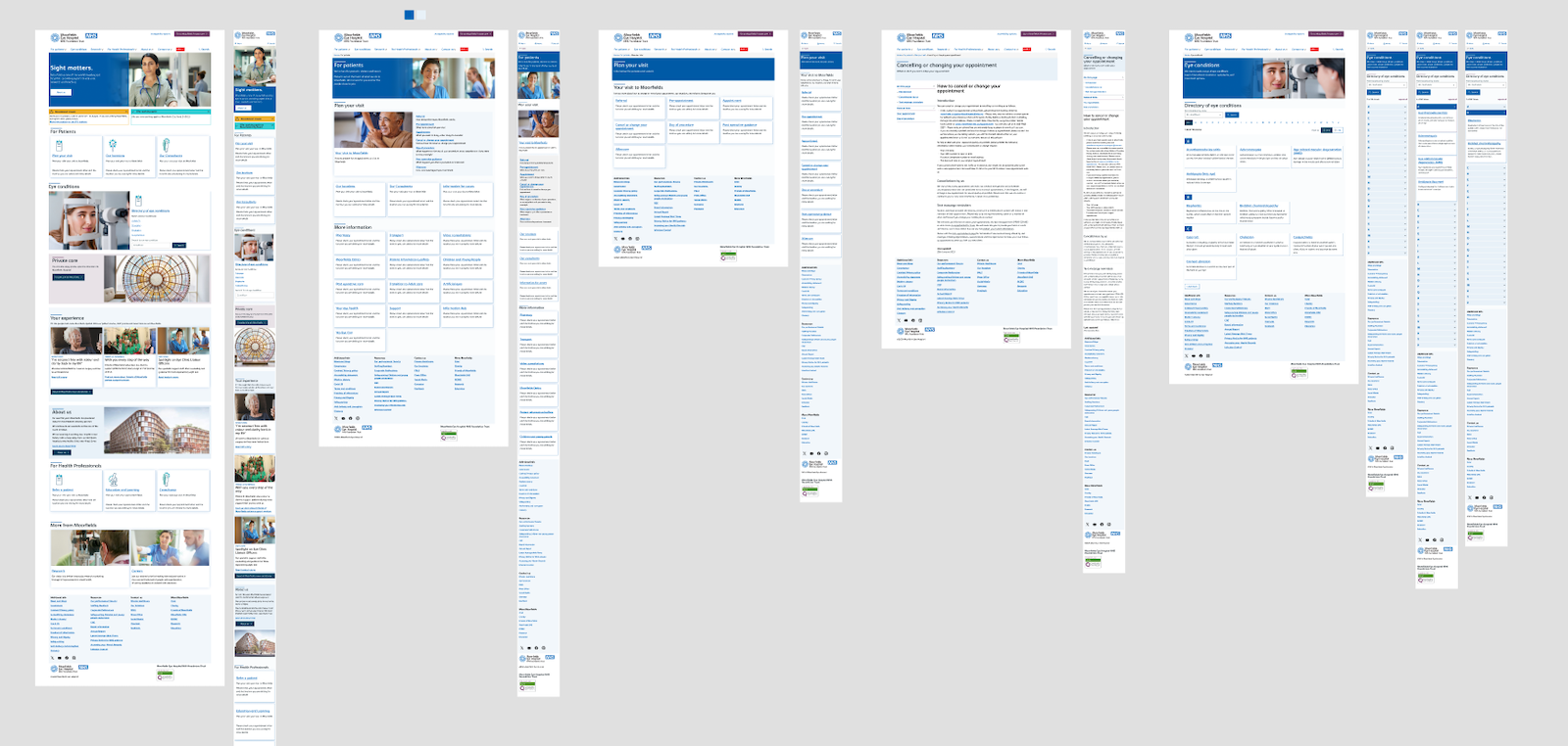Figam designs for NHS Trust site